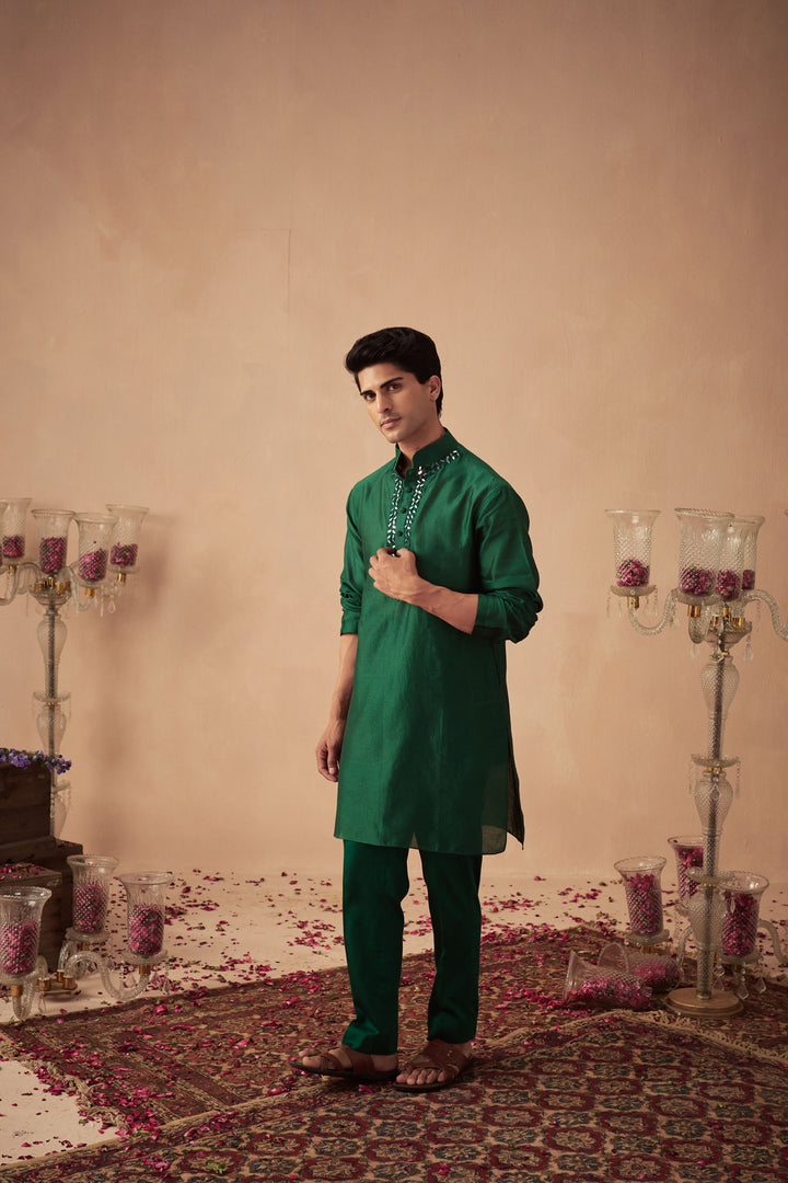 Emerald Green Kurta Set