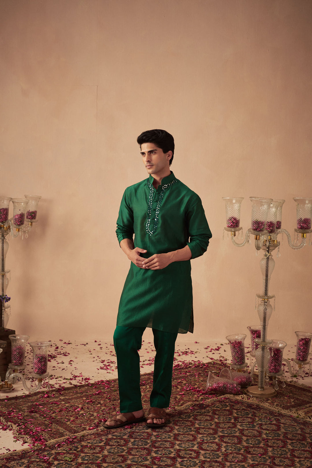 Emerald Green Kurta Set