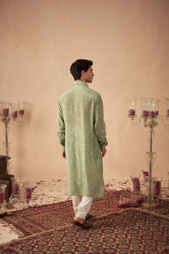 Sage Green Meadow Kurta Set