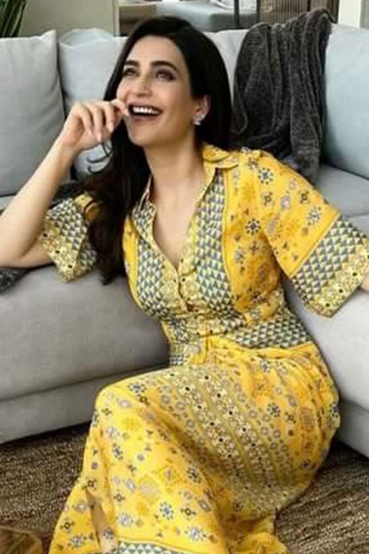 Actress Karishma Tanna In Our Draped Dress