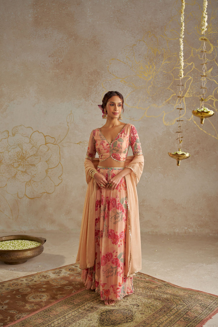 Blush Rose Lehenga