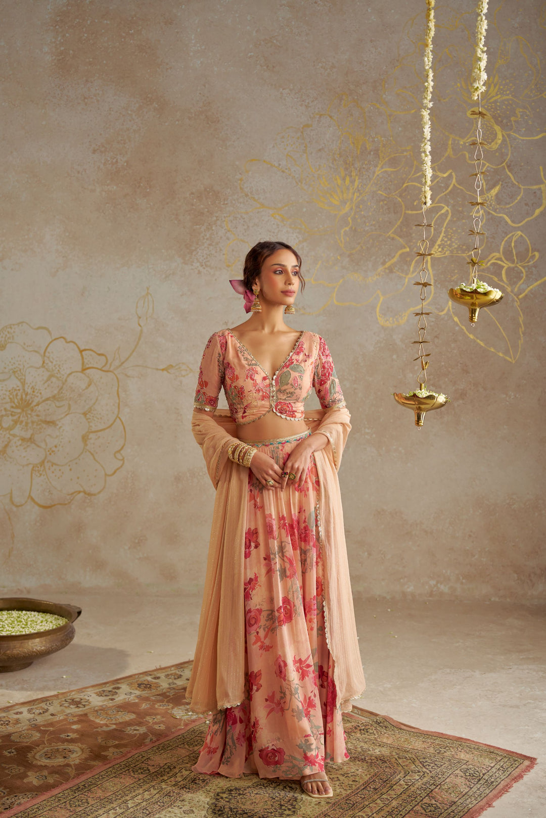 Blush Rose Lehenga