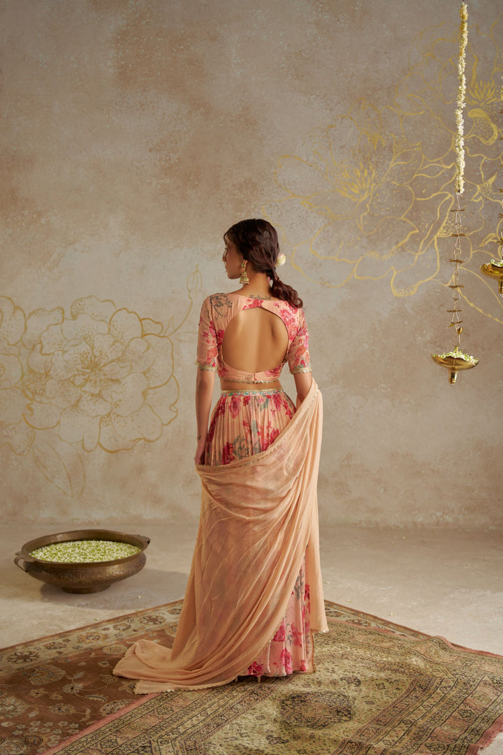 Blush Rose Lehenga