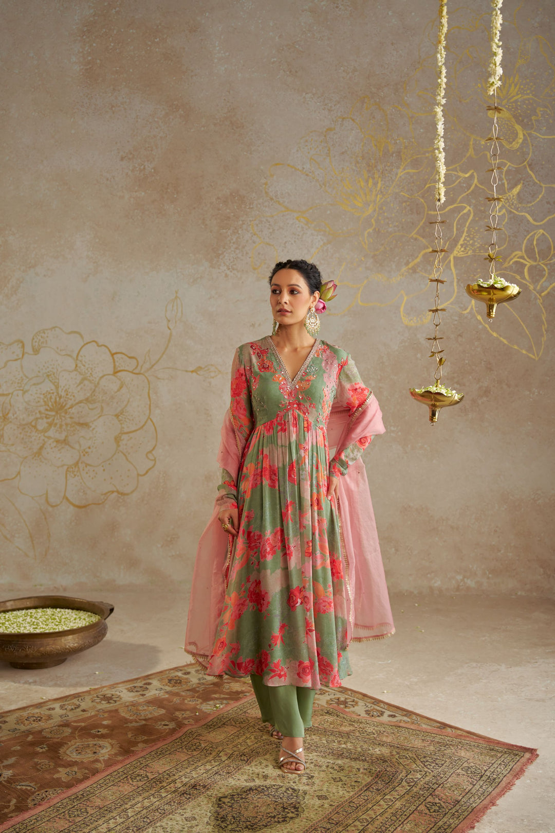 Jade Rose Anarkali