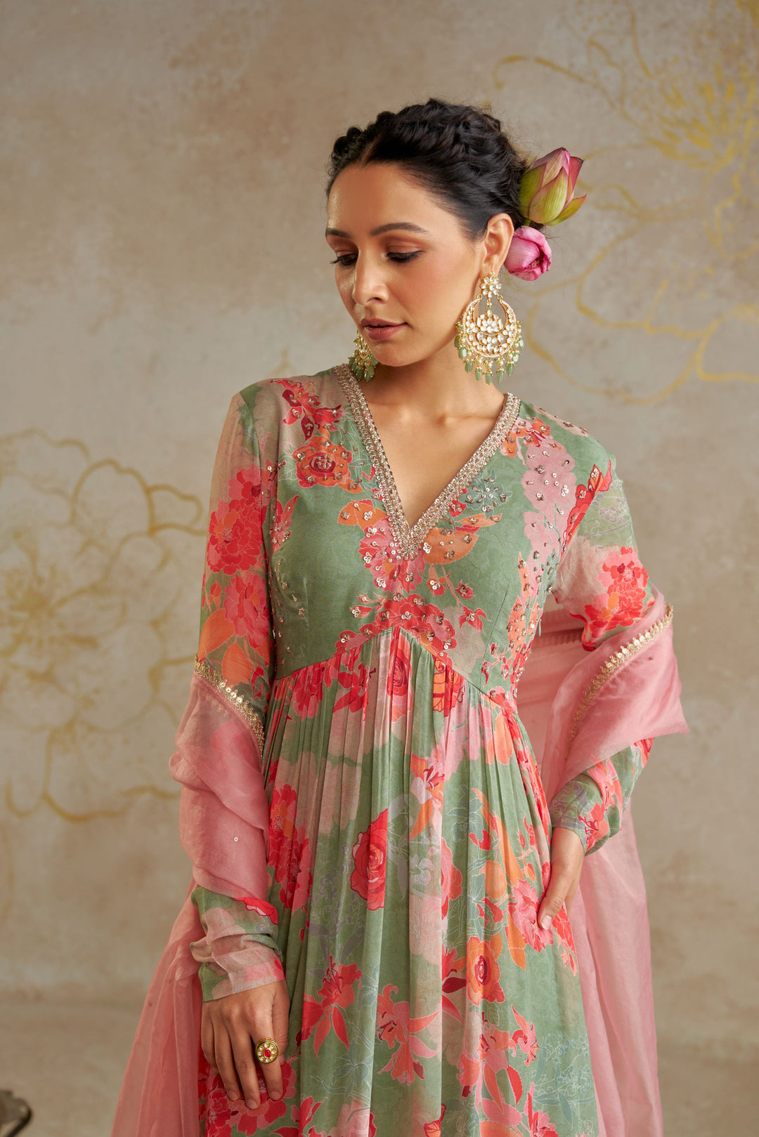 Jade Rose Anarkali