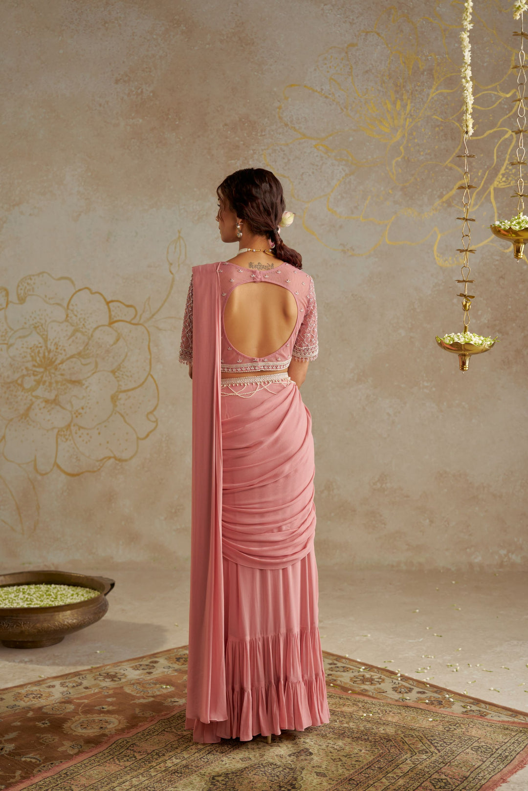 Blush Pink Saree