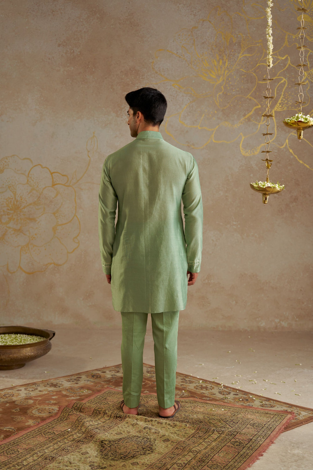 Jade Chanderi Kurta Set