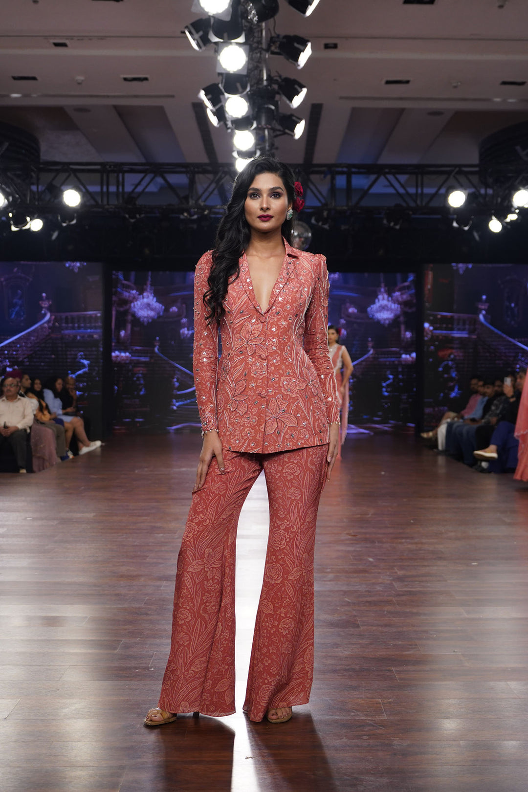 Coral Meadow Pantsuit