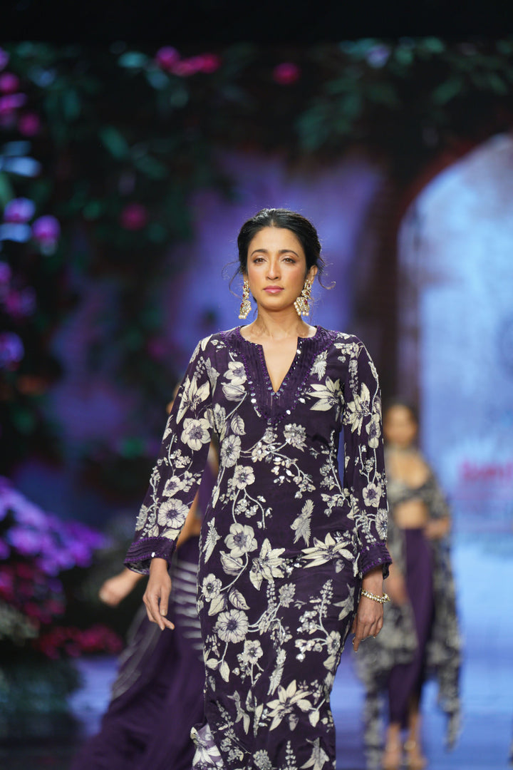 Purple Eden Long Dress