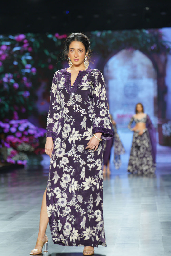 Purple Eden Long Dress