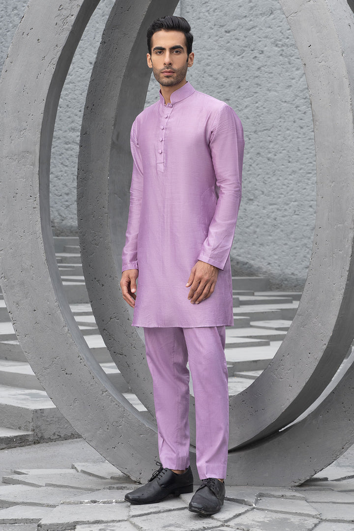 Lavender Kurta With Pants