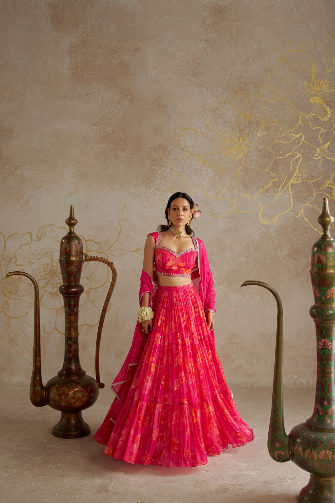 Pink Rose Lehenga