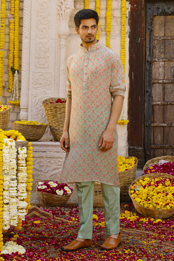 Sage Green Kurta Set