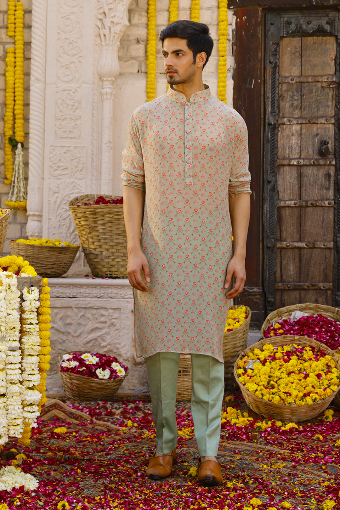 Sage Green Kurta Set