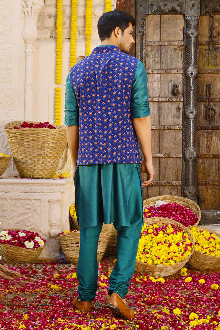 Kurta Set With Nehru Jacket