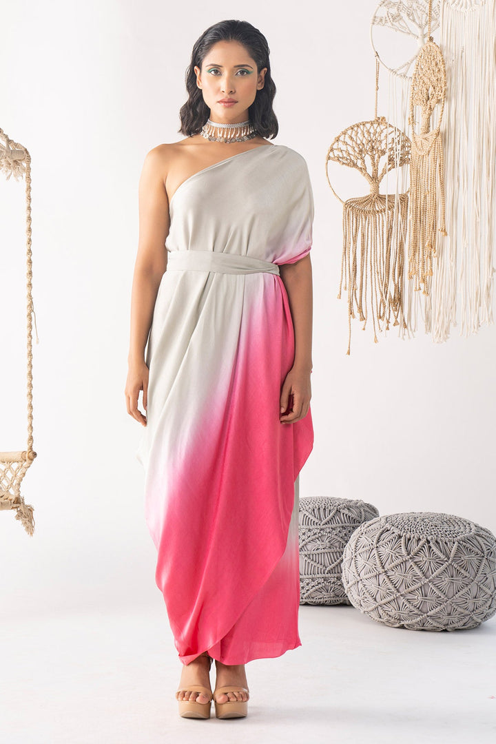 Ombre Cowl Top Set - RTS