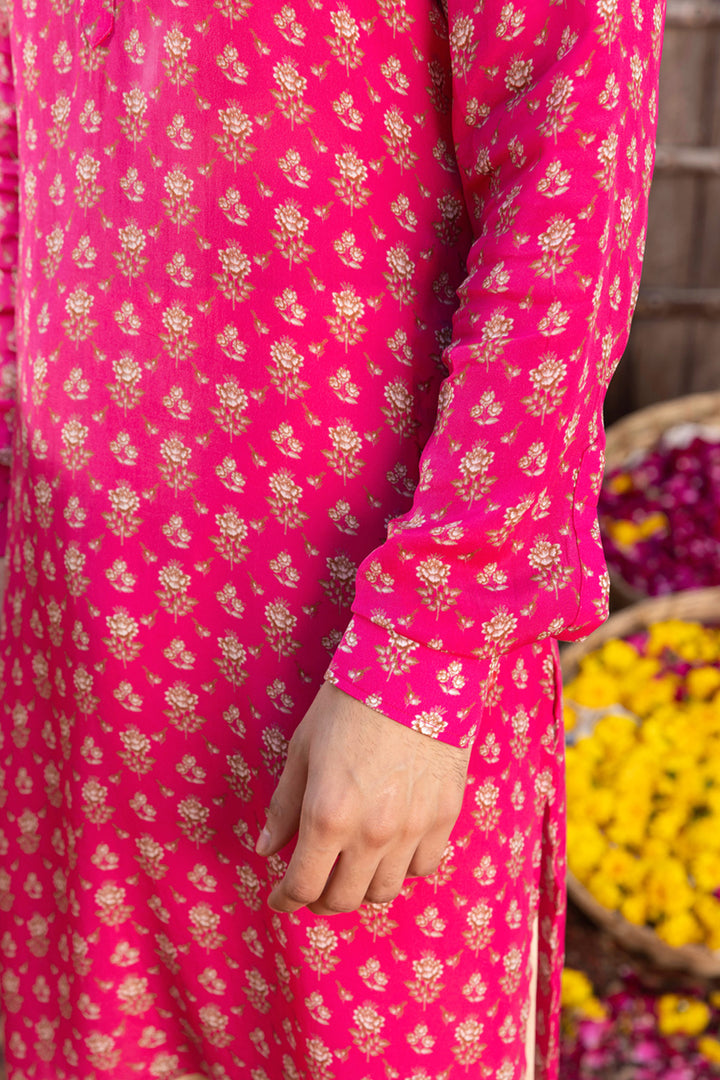 Hot Pink Kurta Set