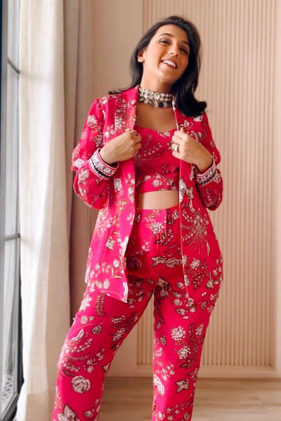 Influencer Masoom Minawala in Our Pink Pant Suit