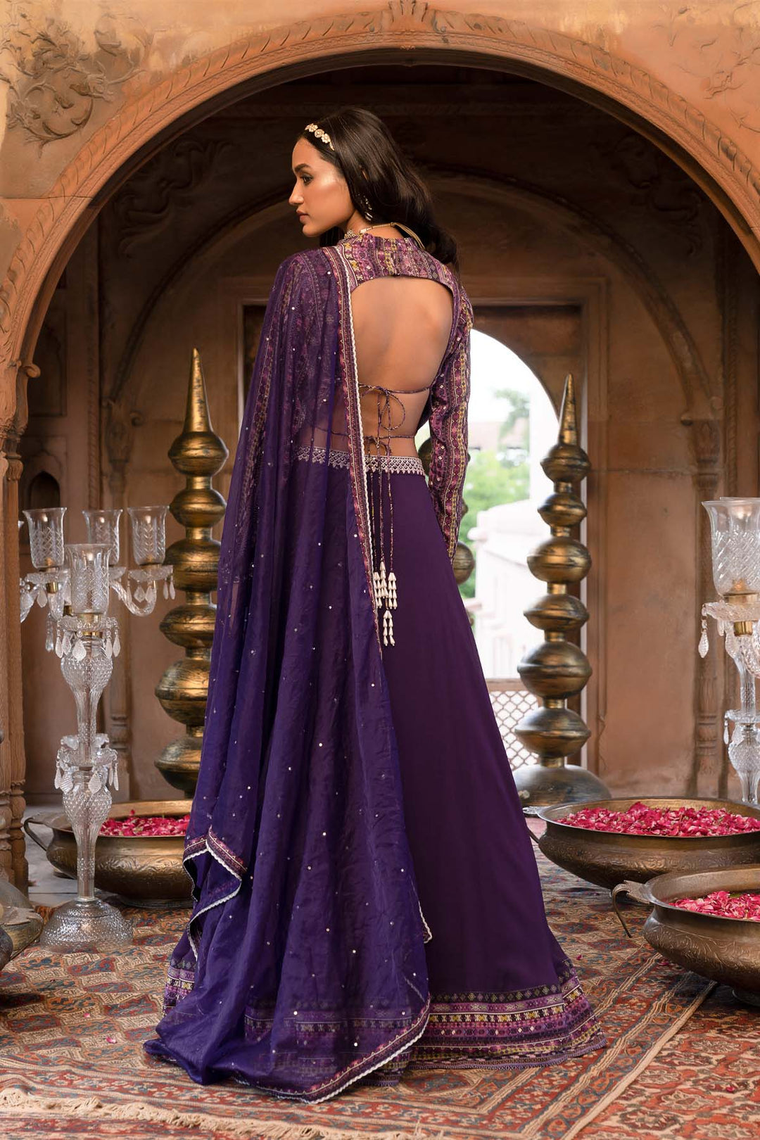 Purple Lehenga Set